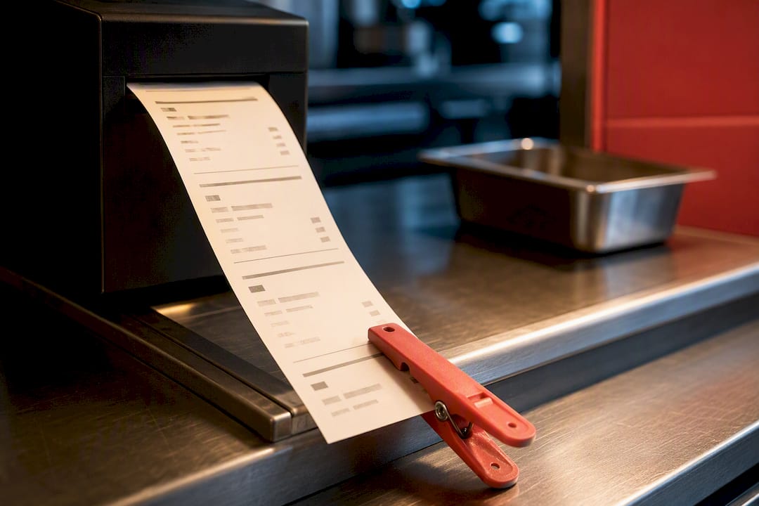Testa in un turno: layout ticket cucina e checklist per gestori