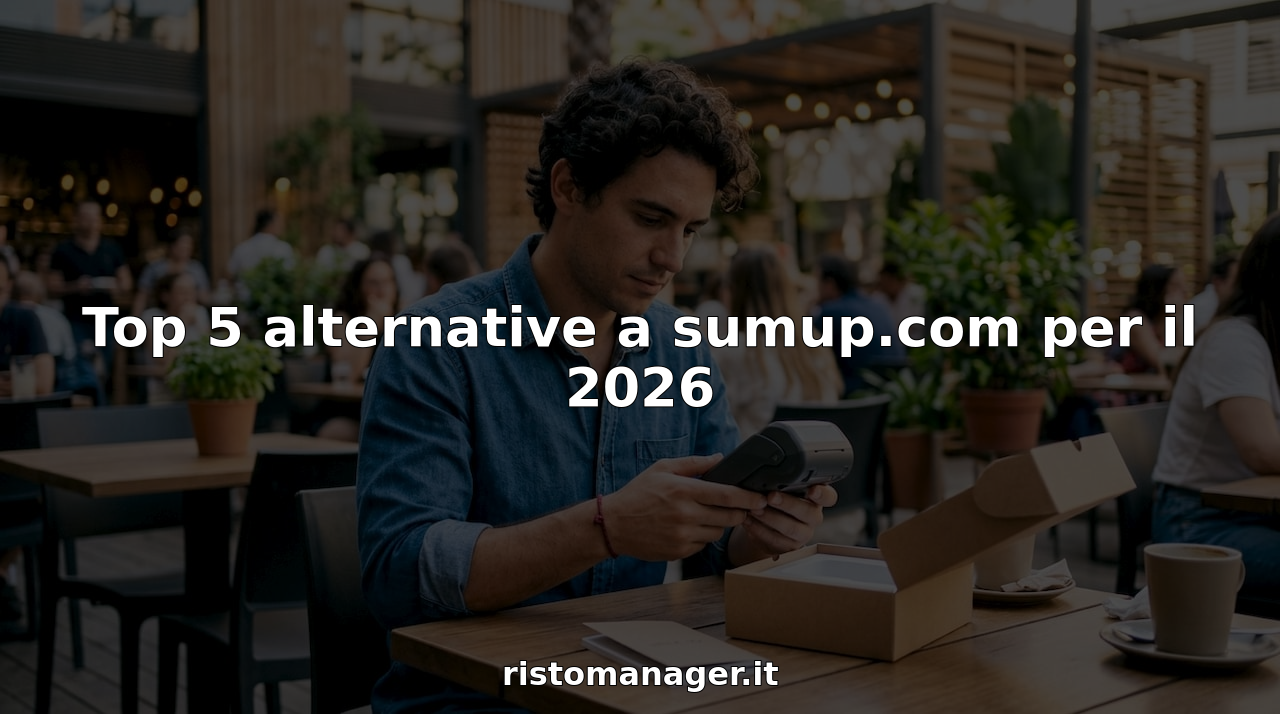 Top 5 alternative a sumup.com per il 2026