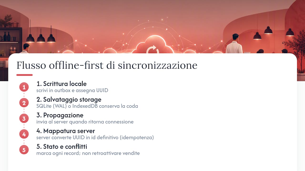 Procedura di sincronizzazione POS offline