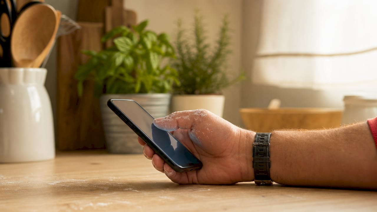 Registrazione delle presenze in cucina tramite smartphone