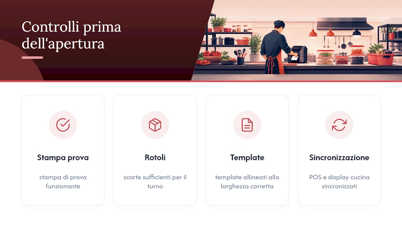 Quattro verifiche da fare prima dell’apertura