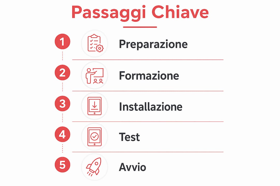Infografica: come gestire le ordinazioni in sala utilizzando il tablet