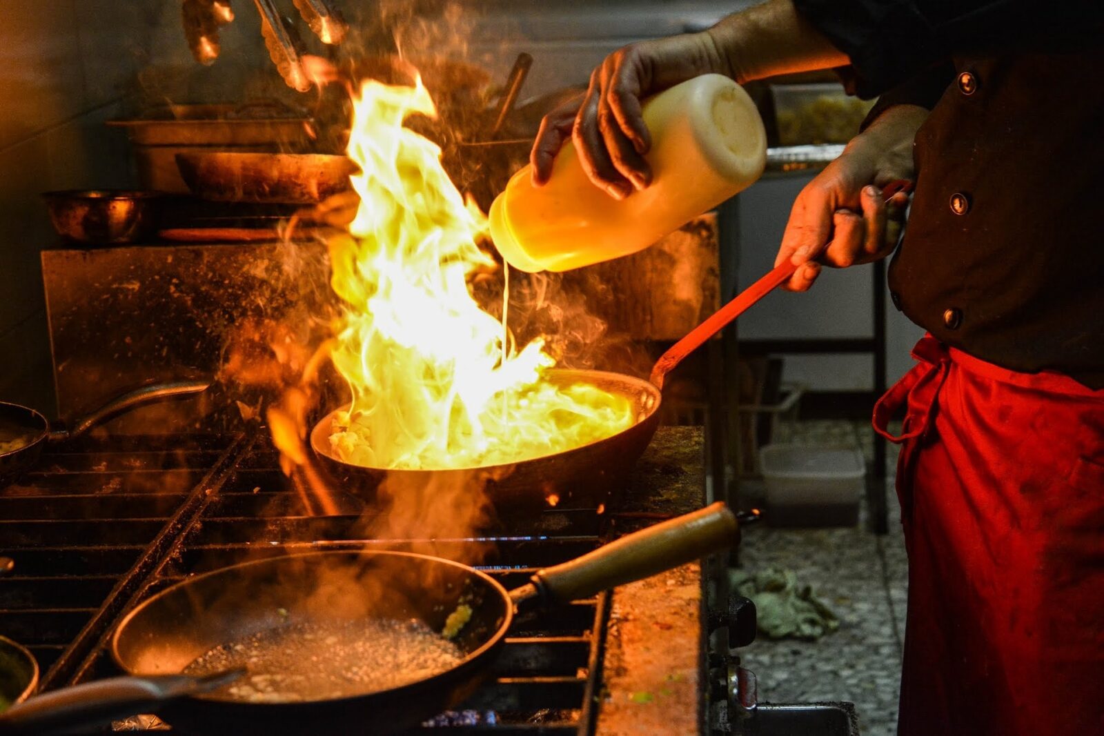 Arredo cucina di un ristorante
