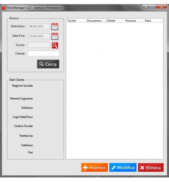 Gestione Prenotazioni