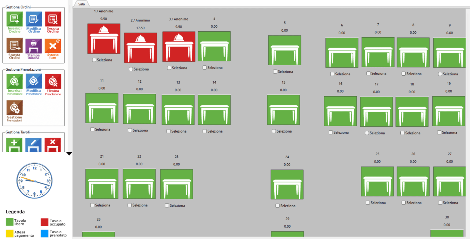 gestione tavoli ristomanager 2